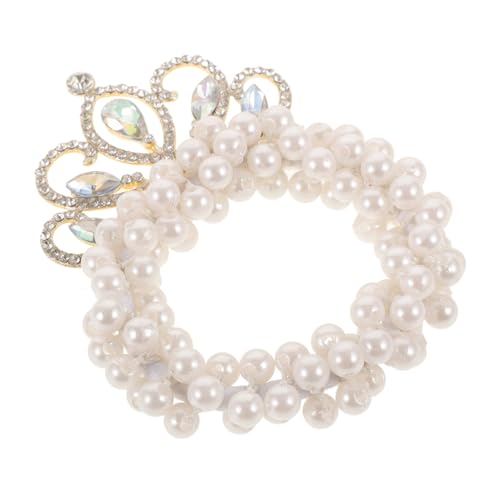 OATIPHO Prinzessin Krone Haargummi mit Perlen Elastisches Haargummi für Mädchen Stylischer Haarband für Ponytails für Partys und Alltagslooks Must Have Haarschmuck für Kleine Mädchen OATIPHO Prinzessin Krone Haargummi mit Perlen Elastisches Haargummi für Mädchen Stylischer Haarband für Ponytails für Partys und Alltagslooks Must Have Haarschmuck für Kleine Mädchen von OATIPHO
