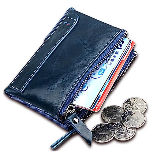 OATIPHO Geldbörse Für Männer Mit Reißverschluss Slim Wallet Multifunktionale Börse Mit Innenfach Münzfach Kartenfach Und Fotohalter von OATIPHO