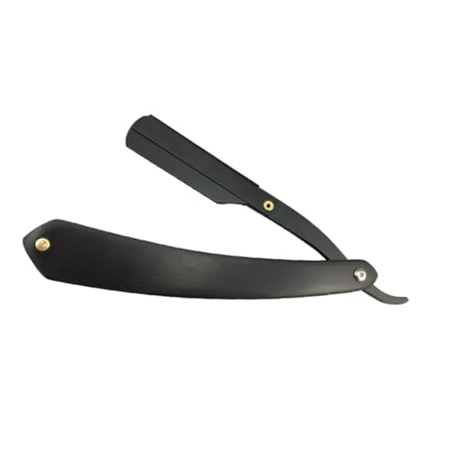 OATIPHO Rasiermesser für Männer mit Holzgriff Rasierer für Präzises Rasieren von Bart Koteletten und Feinem Haar Klappbares Tragbares Design für Friseursalons und Unterwegs von OATIPHO
