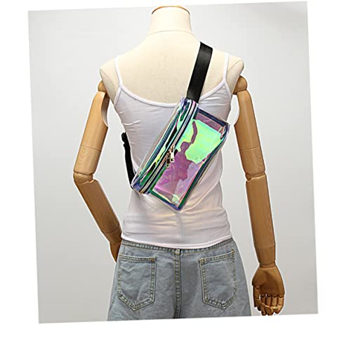OATIPHO Reflektierende Unisex-Tasche Aus Pu-Material Hüfttasche Mit Verstellbarem Riemen Großes Fassungsvermögen Für Telefon Geldbörse Und Andere Utensilien von OATIPHO