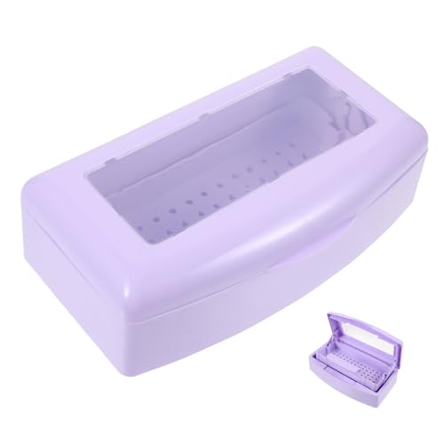 OATIPHO Reinigungskoffer Für Nagelwerkzeuge Reinigungsbox Mit Deckel Organizer-box Für Maniküre-tools Aufbewahrungsbox Aus Stabilem Material Schnelle Und Einfache Reinigung Für von OATIPHO