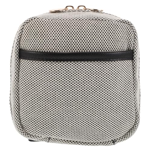 OATIPHO Reise-Kosmetiktasche kleine Schminktasche Make-up-Reisekoffer Kulturbeutel für Damen Kompakte Schminktasche kleine Make -up -Tasche Kleiner Kulturbeutel Legierung Schwarz von OATIPHO