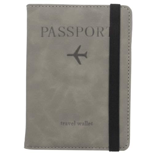 OATIPHO Reisepasshülle Aus Pu- Tragbar Reisepass-Organizer Kartenetui Personalausweis-Halter Mitarbeiterkarten- Reisezubehör Aufbewahrungshalter von OATIPHO