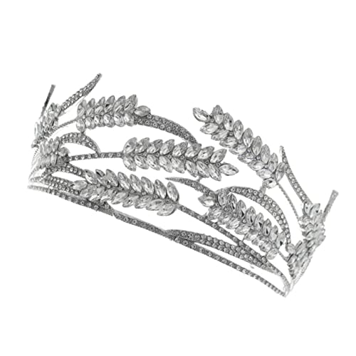 OATIPHO Rhinestone Brautkrone Elegant Glänzend Langlebig Leichtes Haarreif Brautschmuck für Hochzeit Geburtstag Damen und Brautjungfern Geeignet von OATIPHO
