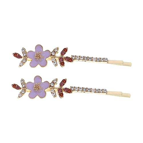 OATIPHO Rhinestone Haarklammern für Mädchen Blumen Haarclips zur Stilvollen Haardekoration Rutschfest und Langlebig für Verschiedene Haartypen und Stile von OATIPHO