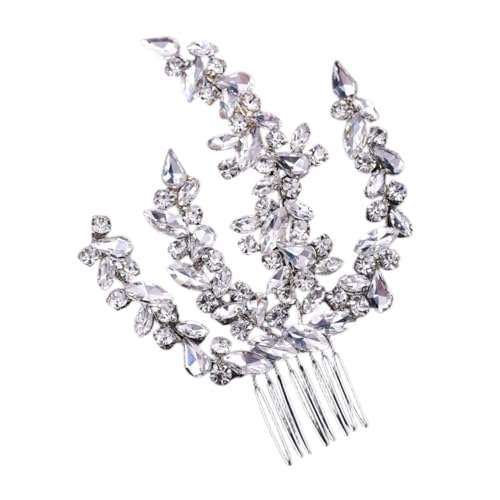 OATIPHO Rhinestone Haarspange Für Damen Funkelnder Flexibler Haarkamm Mit Glitzersteinen Für Hochzeiten Partys Und Anlässe Bequemes Styling Für Frisur von OATIPHO