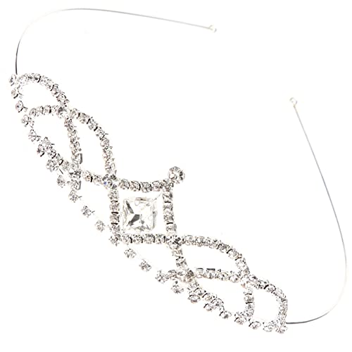 OATIPHO Rhinestone Tiara Krone Damen Braut Hochzeit Haarschmuck Eleganter Alloy Bridal Crown für Frauen Mädchen Langlebig Stilvoll Festlich Geeignet für Hochzeit Geburtstag Weihnachten von OATIPHO