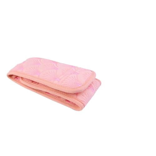 OATIPHO Rückenschrubber Peeling Luffa Badetuch 1Stück für Erwachsene Doppelseitiger Körperschrubber mit Griffen Badeschrubber zur Entfernung Abgestorbener Haut für Körperpflege Pink von OATIPHO