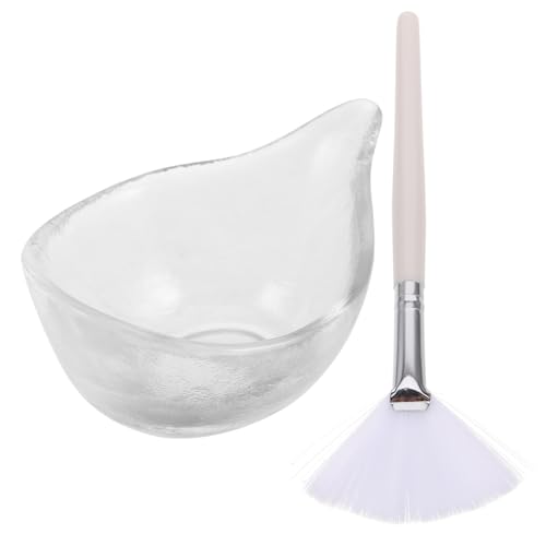 OATIPHO Schale für flacher Pinselapplikator Rührschüssel für das Gesicht Gesichtsschale Gesicht trocken bürsten Gesichtsbürste für Frauen Filament von OATIPHO
