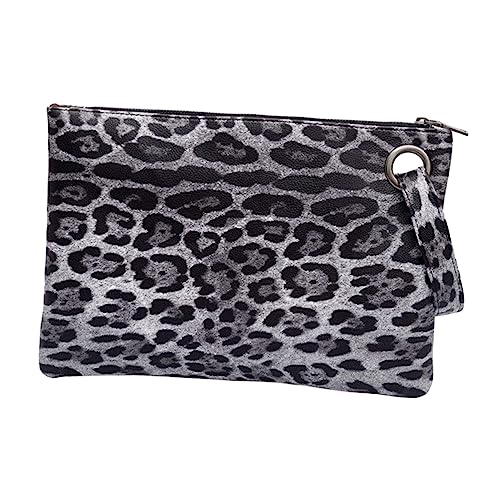 OATIPHO Schicke Handtasche Mit Leopardenmuster Modische Damentasche Heiße Umschlagtasche Graue Leopardenmuster Einzigartiges Design von OATIPHO