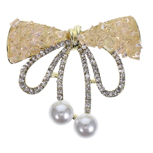 OATIPHO Schleifen brosche damen brosche schleifenbrosche Festliche Brosche Krawattennadel mit Perlen und Strasssteinen Broschennadel Hut Reversnadel Kleidungsnadeln Zinklegierung Golden OATIPHO Schleifen brosche damen brosche schleifenbrosche Festliche Brosche Krawattennadel mit Perlen und Strasssteinen Broschennadel Hut Reversnadel Kleidungsnadeln Zinklegierung Golden von OATIPHO