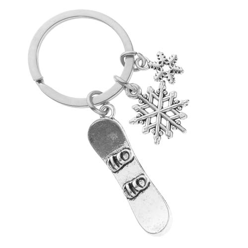 OATIPHO Snowflake Keychain Pendant Aus Metall Winter Sport Schlüsselanhänger Für Taschen Und Rucksäcke Für Ski Und Snowboard-Liebhaber Perfektes Für Familie Und Freunde von OATIPHO