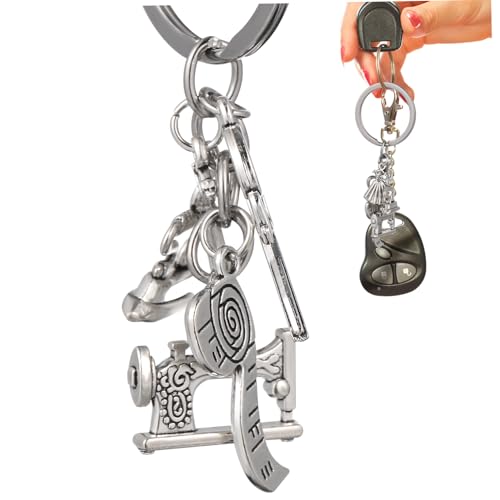 OATIPHO 1stück Sewing Themed Schlüsselanhänger Aus Kreativer Nähmaschinen-Design Schlüsselbund Robustes Accessoire Für Schneiderinnen Und Nähfans Als Geschenkidee Für Besondere von OATIPHO