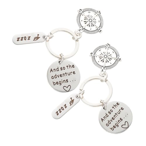 OATIPHO 2 Stücke Arzt Hut Keychain Graduierung Schlüsselring Chic Schlüssel Metall von OATIPHO