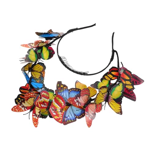 OATIPHO Schmetterling Haarband für Damen Stirnband mit Lebensechter Dekoration Hochzeiten Abschlussfeiern Geburtstage und Besondere Anlässe Leicht und Bequem Passt Sich Verschiedenen von OATIPHO