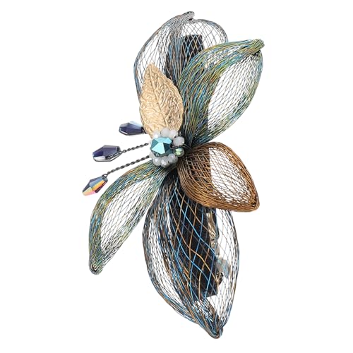 OATIPHO Schmetterlings Haarspange aus Kupferdraht mit Kristallverzierung Charmante Haarklammer für Damen Haaraccessoire für Besondere Anlässe und Alltag Langlebig und Robust von OATIPHO