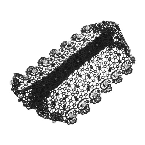 OATIPHO Seidenhaube Haarbandana Aus Spitze Haarhaube Kopftuch Für Damen Totenkopfmütze Für Herren Spitzenbandana Besticktes Stirnband Kopfbedeckungen Haarhaube Aus Kopftuch von OATIPHO
