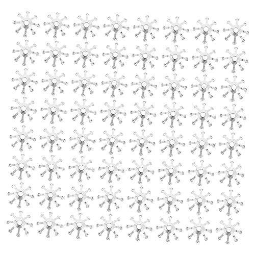 OATIPHO Selbstgemacht Haarnadel Zubehör 50 Stück Blütenknospen Haarschmuck für Bastelprojekte Kupfer Haardekorationsmaterial für Frisuren Hochzeits und Weihnachtsdekoration von OATIPHO