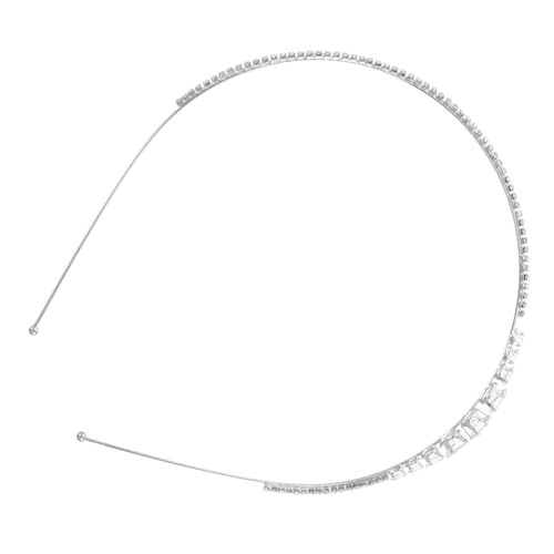 OATIPHO Silbernes Headpiece für Hochzeiten und Partys Minimalistisches Design für und Mädchen Funkelnde Accessoires für von OATIPHO