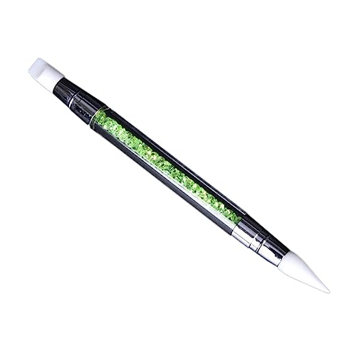 OATIPHO Silikon Kopf Nagelkunst Werkzeugset Dual Head Acryl Nagelpinsel Mit Strass Tragbar Für Maniküre Und Nail Art Design Funktionspinsel Für Feine Skulpturen von OATIPHO