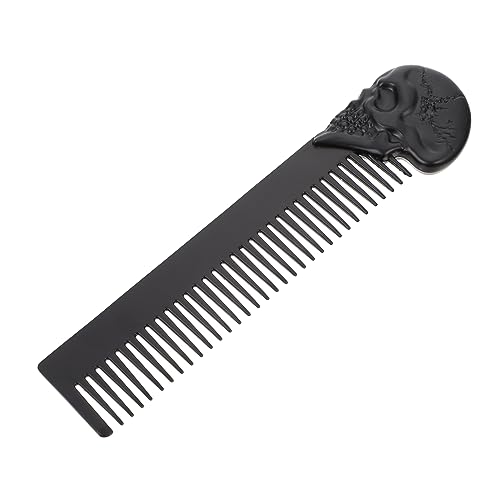 OATIPHO Tragbarer Bartkamm mit Design Friseurkamm für Männer Schnittfest Dekorativer Kamm für Haushalt für Bart und Haarstyling von OATIPHO