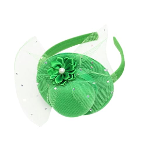 OATIPHO St Patrick's Day Haarreif Mit Grünem Hut Und Kleeblatt Einzigartiger Kopfschmuck Für Damen Festival-kostüm Haarschmuck Für Karneval Und Partys von OATIPHO