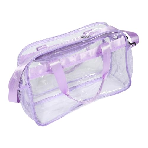 OATIPHO Transparente Tragetasche Aus PVC Großes Fassungsvermögen Reisetasche Und Sporttasche Durchsichtig Für Einfachen Zugriff Robust Und Praktisch Für Damen von OATIPHO
