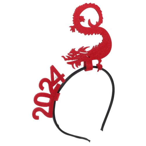 OATIPHO Stirnband Haarband Drachenjahr Neujahrs-party Kopf-accessoire Für Erwachsene Festive Haar-schmuck Für Silvester Und Besondere Anlässe von OATIPHO