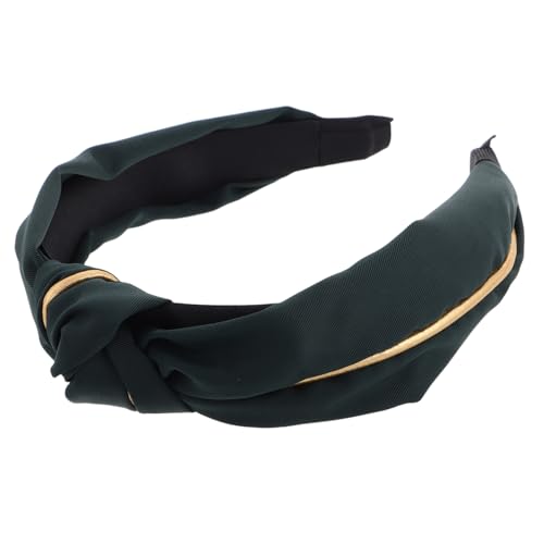 OATIPHO Goldfarbenes Stirnband Mit Rand Für Damen Haarbänder Aus Stoff Geknotetes Design Bequem Und Vielseitig Für Alltag Und Feiertage von OATIPHO