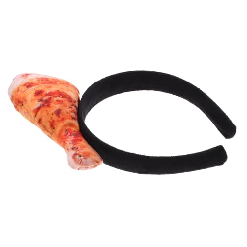 OATIPHO Stirnband aus Lebensmittelimitat alberne Haaraccessoires Hähnchenschenkel-Haarband haar zubehör haarschmuck Haar Klammern Haarspangen Simulation Essen Stirnbänder für Party Cosplay von OATIPHO