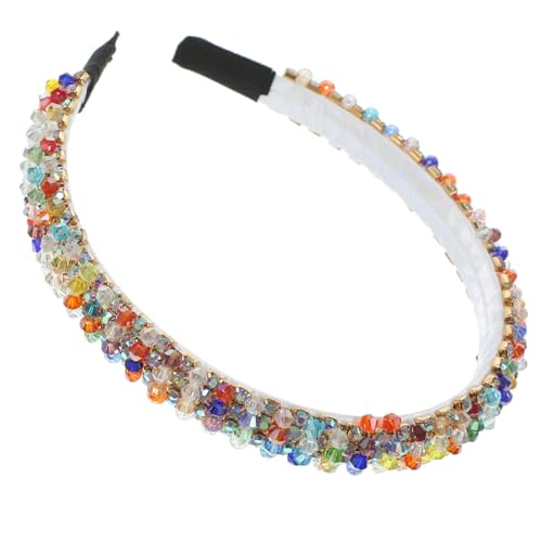 OATIPHO Strass Stirnband Damen Vollbesetzt Funkelndes Haarband Elegant Für Hochzeit Party Alltag Komfortables Material Schmuck Haarreif Für Haartypen von OATIPHO