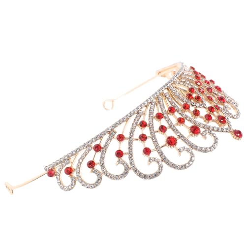 OATIPHO Strasskrone Damen Brautkrone mit Stabiler Struktur Barock Diadem für Hochzeit Party Langlebige Kopfbedeckung für Braut und Mädchen von OATIPHO