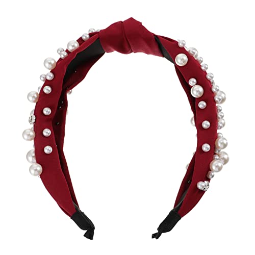 OATIPHO Stylisches Haarband aus Kunstperlen mit Funkelnden Strasssteinen für Besondere Anlässe und Alltag für und Mädchen Geeignet von OATIPHO