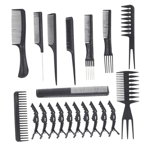 OATIPHO Teiliges Herren Multi Functional Styling Kamm Set Widerzahnte Kunststoff Friseur Kämme mit Spitzschwanz und Haarschneideclips Leicht Langlebig Salon und Heimtauglich Schonend für OATIPHO Teiliges Herren Multi Functional Styling Kamm Set Widerzahnte Kunststoff Friseur Kämme mit Spitzschwanz und Haarschneideclips Leicht Langlebig Salon und Heimtauglich Schonend für von OATIPHO