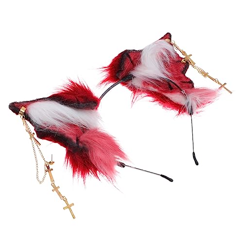 OATIPHO Teufelshörner Haarreif Halloween Kopfschmuck Bat Headpiece Leichtes Festival Haaraccessoire für Party Kostüm von OATIPHO