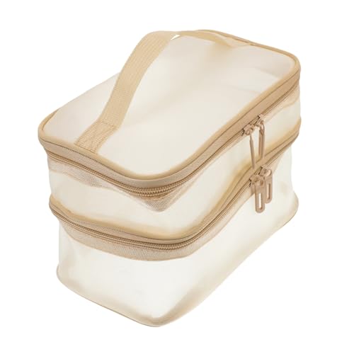 OATIPHO Transparente Kosmetiktasche Reise-kulturbeutel Mit Reißverschluss Organizer-Tasche Für Make-up Und Toilettenartikel Wiederverwendbar Für Täglichen Bedarf Und Reise von OATIPHO