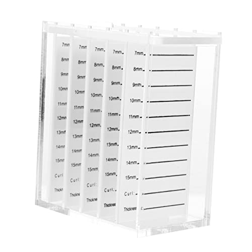 OATIPHO Transparente Wimpern Aufbewahrungsbox Organizer Für Falsche Wimpern Mit Abnehmbarer Trennwand Und Schiebetür Wimpernhalter Für Salon Und Persönlichen Gebrauch von OATIPHO