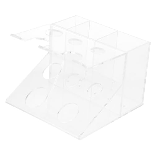 OATIPHO Transparenter Schreibtisch-organizer Mit Mehreren Fächern Badezimmer-organizer Dusch-organizer Make-up-aufbewahrungsregal Aus Acrylmaterial Rasierhalter Für Waschtisch von OATIPHO