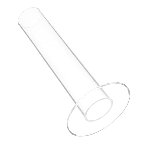 OATIPHO Transparenter Scrunchie Halter Kleiner Haargummi Organizer Turm Stabiler Schmuck und Haarbandhalter für Damen und Mädchen Platzsparende Aufbewahrung für Haarreifen und Armbänder von OATIPHO