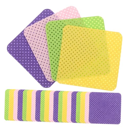 OATIPHO 4taschen Nagelkleberlöser-tücher Aus Stoff Zum Polieren Und Reinigen Von Nägeln Wiederverwendbare Make-up-entferner-pads Für Augen-make-up Vielseitig Einsetzbar von OATIPHO