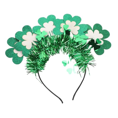 OATIPHO St Patrick's Day Stirnband Mit Kleeblatt-design Dekorativer Kopfschmuck Für Festivals Partys Und Fotografie Geeignet Für Frauen Und Mädchen von OATIPHO
