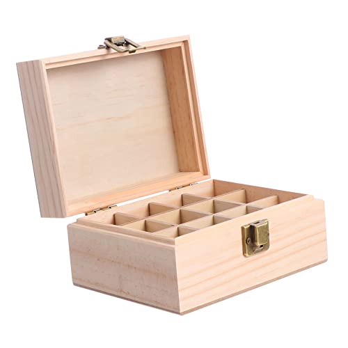 OATIPHO Verpackungsbox Für Ätherische Öle Aromatherapie Ölflaschenbehälter Öl Tragetasche Duft Aromatherapie Flaschen Organizer Hülle Für Flaschen Mit Ätherischen Ölen Holz von OATIPHO