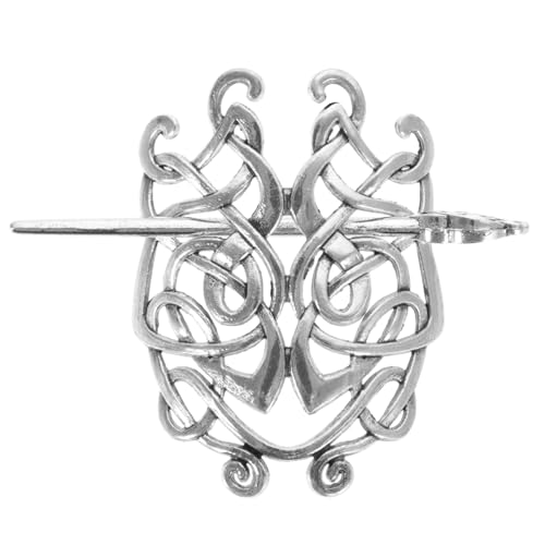 OATIPHO Vintage Haarschmuck Damen Eleganter Haarclip aus Metall Keltisches Design für Verschiedene Frisuren für Hochzeiten und Besondere Anlässe Langlebig und Leicht zu Tragen von OATIPHO