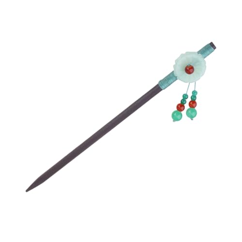 OATIPHO Vintage Holz Haarstab Chinesischer Stil Haarnadel für Damen Handgefertigt Robustes Holz Eleganter Haarknoten Schmuck Einfach zu Befestigen Dekoratives Accessoire für Langes Haar von OATIPHO