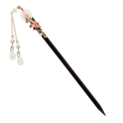 OATIPHO Chinesische Haarstäbe Holzhaarstäbchen Für Damen Vintage Haaraccessoires Mit Jade Haarknotenhalter Für Geburtstag Und Valentinstag von OATIPHO