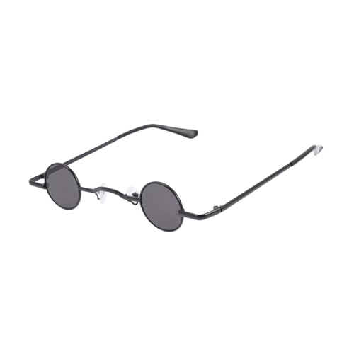 OATIPHO Vintage Punk Sonnenbrille mit Rundem Metallrahmen UV schutz Unisex Retro Brille für Damen und Herren Modischer Look OATIPHO Vintage Punk Sonnenbrille mit Rundem Metallrahmen UV schutz Unisex Retro Brille für Damen und Herren Modischer Look von OATIPHO
