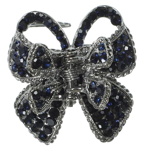 OATIPHO Vintage Rhinestone Haarklammer für Damen Rutschfester Pferdeschwanz Halter für Haaraccessoire für Hochsteckfrisuren für Besondere Anlässe von OATIPHO