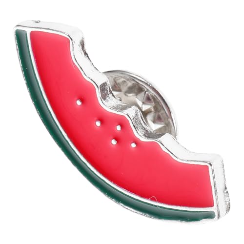 OATIPHO Vintage Wassermelonen Brosche aus Robustem Legierungs Kreative Anstecknadel für Damen und Herren Stilvolle Schmuckverzierung für Anzüge Schals und Taschen Leicht und Detailreich von OATIPHO