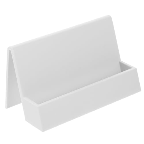 OATIPHO Visitenkartenhalter Für Schreibtisch Visitenkarten-Organizer Namenskartenhalter Kartenständer Stabiler Kartenhalter Mit Polierter Oberfläche Zum Organisieren Von Visitenkarten von OATIPHO