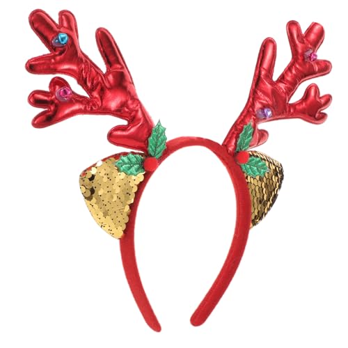 OATIPHO Antlers Haarreif Für Frauen Lustiges Weihnachts-stirnband Mit Rentiergeweihen Festtags-haaraccessoires Für Feiern Und Dekorationen Für Weihnachten Und Karneval von OATIPHO